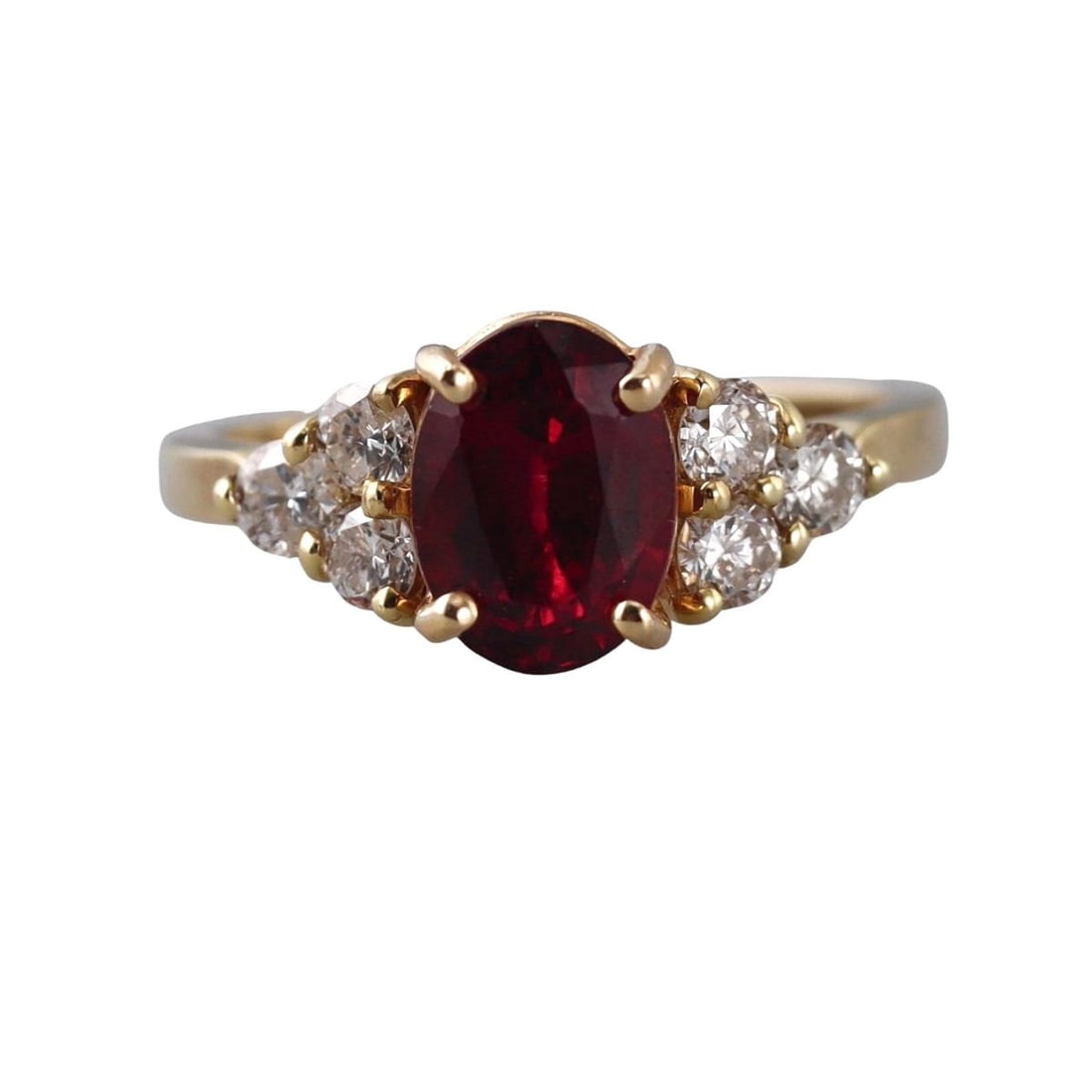 14k Gold 1.80ct Pink Tourmaline Diamond Ring (1 of 3)