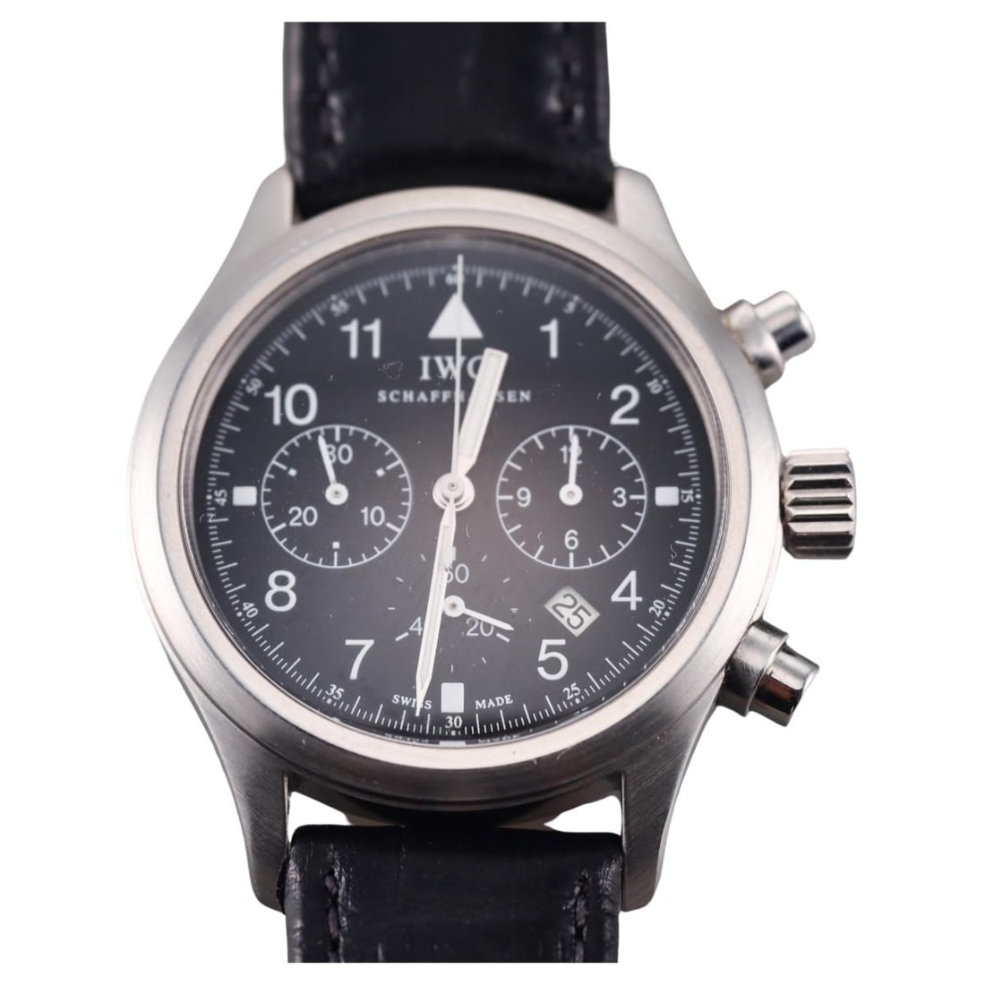 IWC Pilots Chronograph Mecaquartz Watch IW3741 (1 of 4)