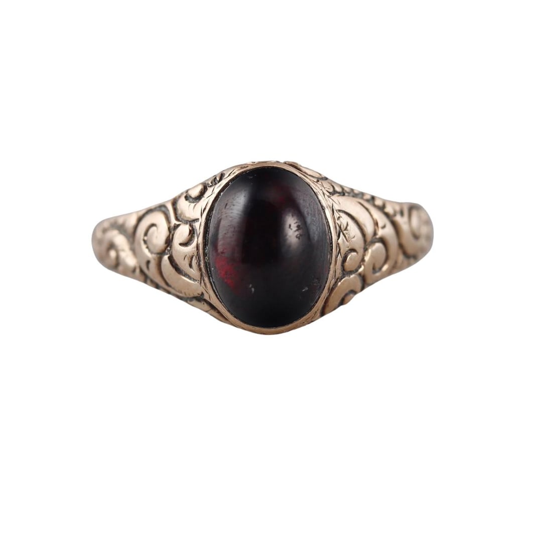 Antique 14k Gold Garnet Ring (1 of 3)