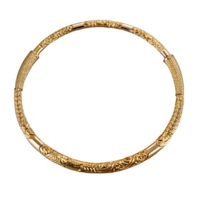 18k Gold Collar Necklace