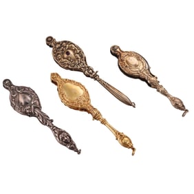 Antique Art Nouveau Sterling Lorgnette Lot of 4