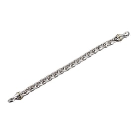 David Yurman Silver 14k Gold Wheaton Bracelet