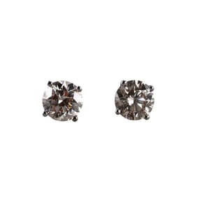 1.10ctw Diamond 14k Gold Stud Earrings