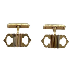 Cartier Trinity Tri Color 18k Gold Cufflinks