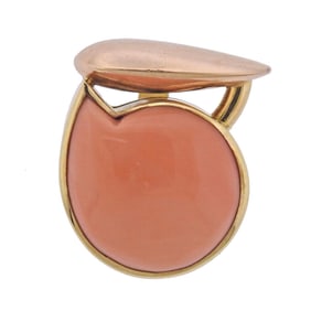 Giorgio Facchini Coral Gold Pendant