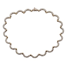 14k Gold 14 ctw Diamond Necklace