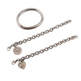 Tiffany & Co Sterling Silver Bracelet Lot of 3