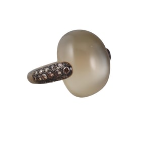 Pomellato Luna Moonstone Fancy Diamond Ring