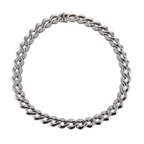 Bvlgari Bulgari Pagoda 5ctw Diamond 18k White Gold Necklace