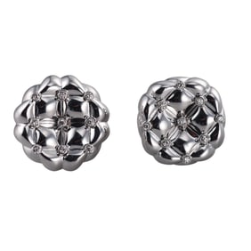 Zydo 18k White Gold Diamond Earrings