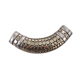 John Hardy 18k Gold Silver Dots Slide Pendant