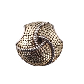 John Hardy Dots 18k Gold Sterling Silver Slide Pendant