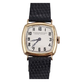 1920's Art Deco Vacheron Constantin 14k Gold Watch