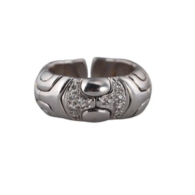 18k Gold Diamond Band Ring