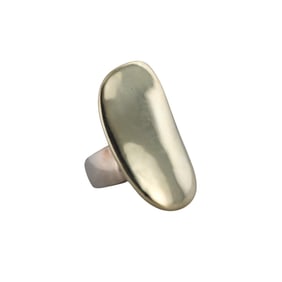 Kieslstein Cord 14k Gold Silver Ring