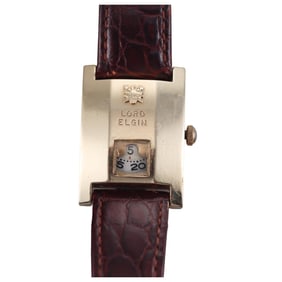 1950's Lord Elgin Jump Hour Watch