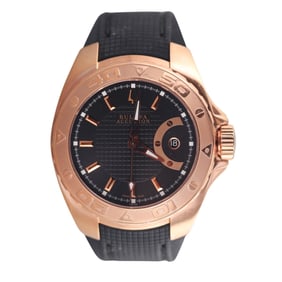 Bulova Accutron Rose Gold Tone Diver Watch C952505