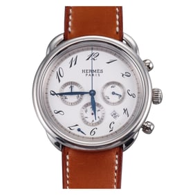 Hermes Arceau Chronograph Watch AR4.910