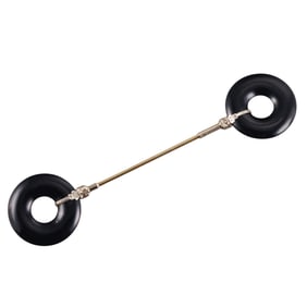 Art Deco 14k Gold Onyx Jabot Pin