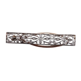 Antique Gold Diamond Accessory Clip