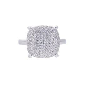 Tiffany & Co Paloma Picasso Sugar Stacks Diamond Gold Ring