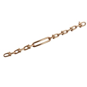 Tiffany & Co HardWear 18k Rose Gold Elongated Link Bracelet
