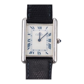 Cartier Must Sterling Silver Tank 681006