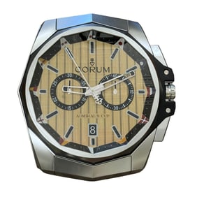 Corum Admirals Cup Chronograph Wall Clock Store Display