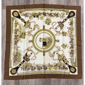 Hermes Philippe Ledoux Silk Scarf