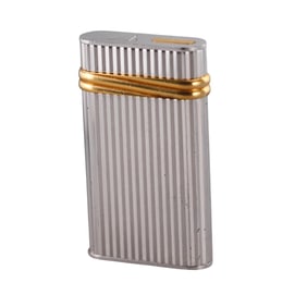Must de Cartier Steel Gold Plated Pill Box