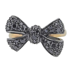 Pomellato Forever Gold Diamond Bow Ring