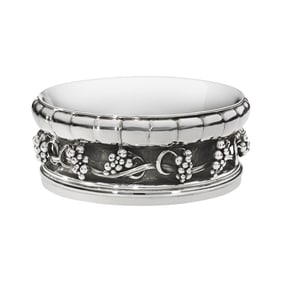 Georg Jensen Sterling Silver Grape Wine Coaster 229