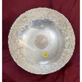 S. Kirk & Son Inc. Sterling Silver Hand Chased Repousse Bowl