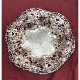 Whiting Reticulated Sterling Silver Bowl