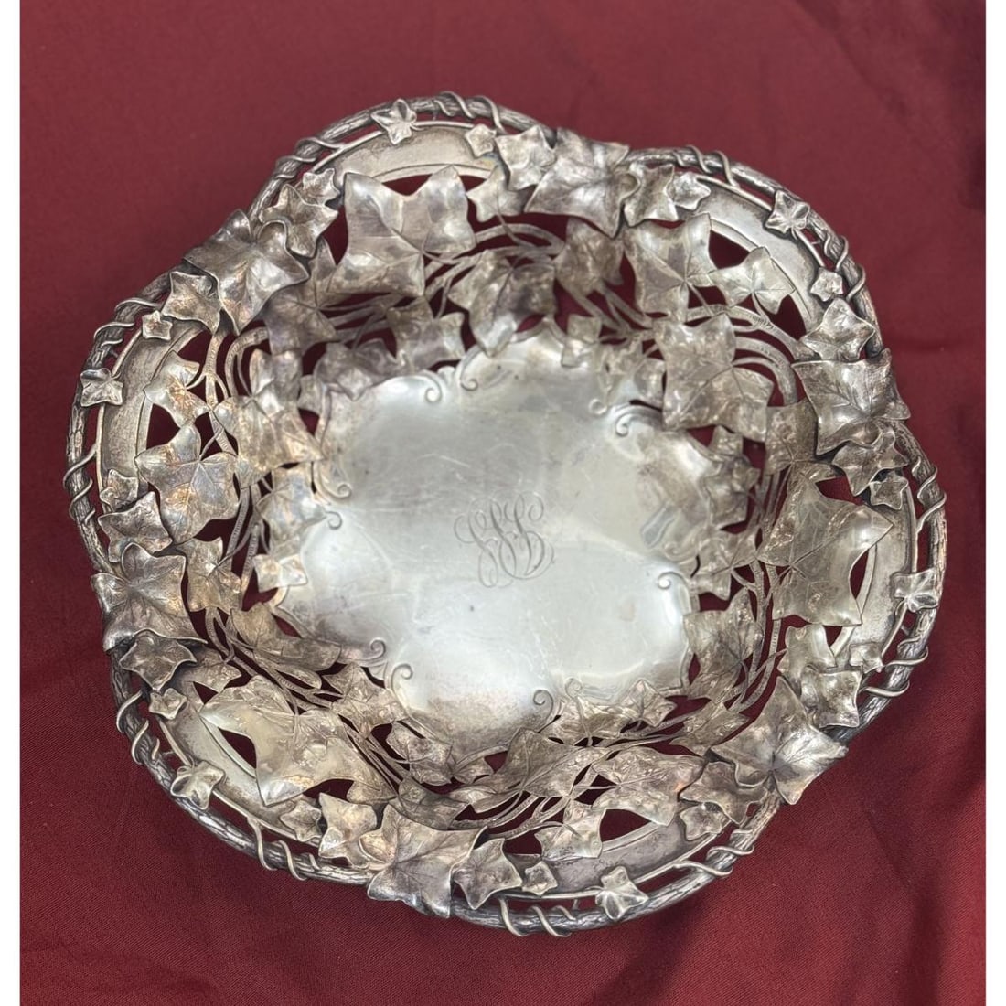 Whiting Reticulated Sterling Silver Bowl (1 of 4)
