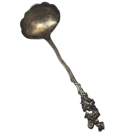 Rare Gorham Nuremberg Sterling Silver Soup Ladle 1885