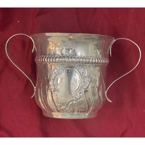 Early English Sterling Silver Loving Cup