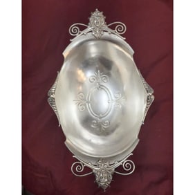Wood & Hughes Sterling Silver Neoclassical Style Basket