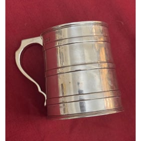 Daniel & Charles Houle George V London Sterling Silver Tankard Cup Mug 1868 Gilt Interior