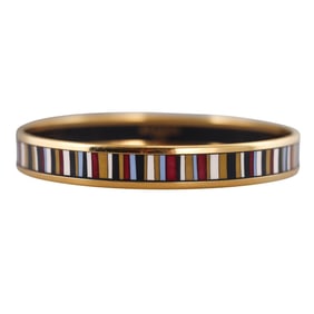 Hermes Enamel Bangle Bracelet