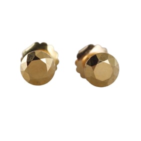 Tiffany & Co Elsa Peretti 18k Yellow Gold Stud Earrings