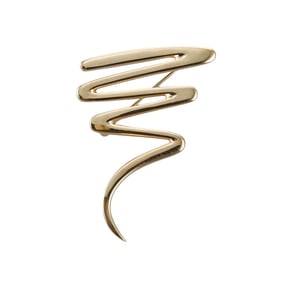 Tiffany & Co Paloma Picasso 18k Yellow Gold Zigzag Brooch Pin