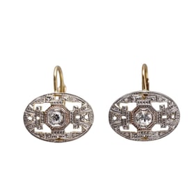 14k Gold Diamond Earrings