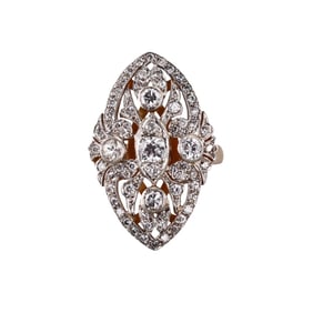 18k Gold Diamond Ring