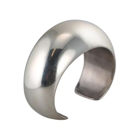 Tiffany & Co Sterling Silver Wide Cuff Bracelet