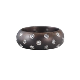 Titanium 1.50ctw Diamonds Band Ring