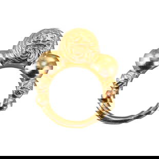 Lalaounis Greece 18k Gold Ring: Metal : 18k Yellow Gold Designer : Ilias Lalaounis Gemstone : None. Measurements : Ring size 6, top is 12mm. Marked: : Maker's mark, 750, Greece. Weight: : 7 grams