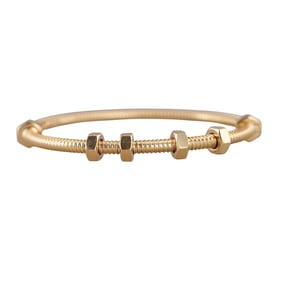 Cartier Ecrou 18k Yellow Gold Bracelet Size 15