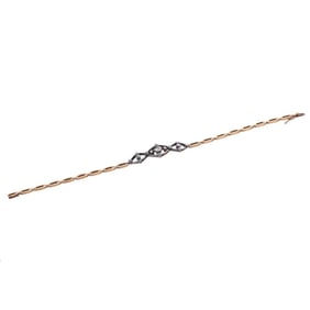Antique Russian Diamond Gold Bracelet