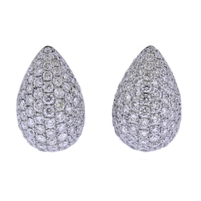 Bucherer Gold 1.62ctw Diamond Earrings